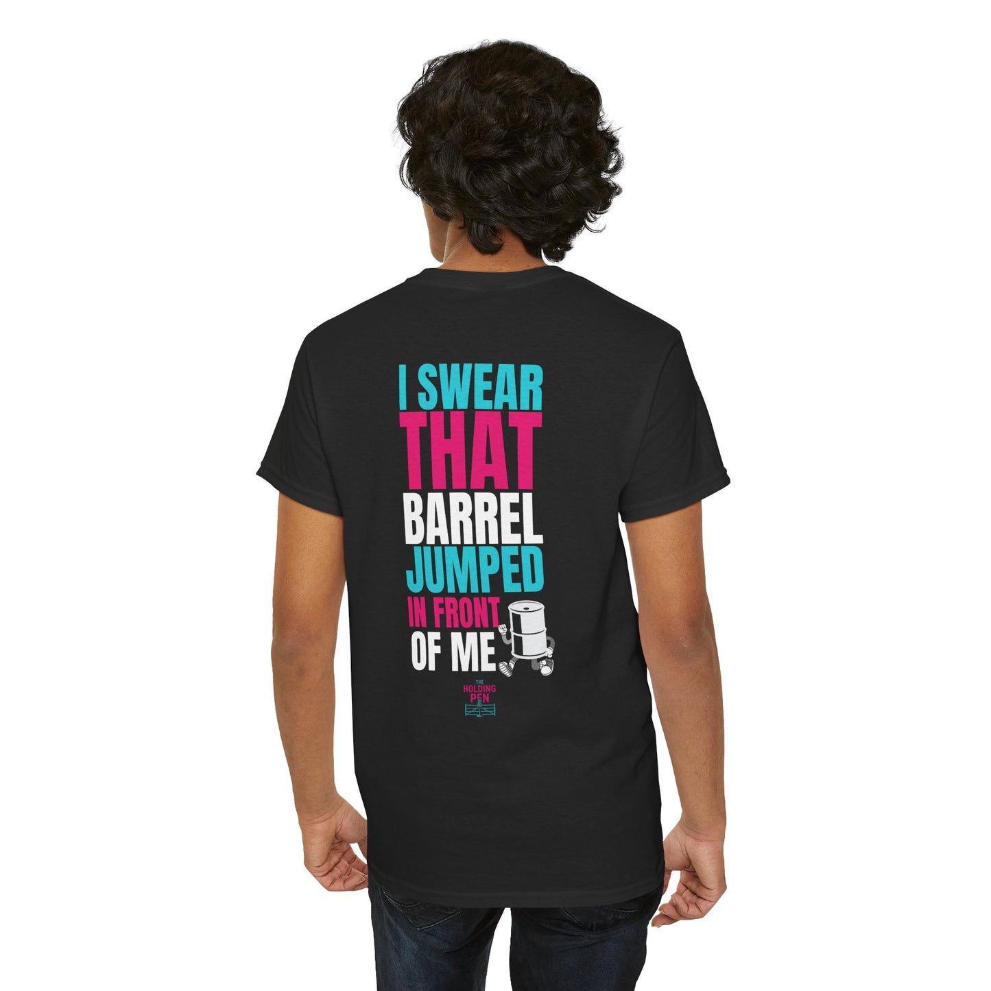 Jumping Barrels Unisex Heavy Cotton Tee