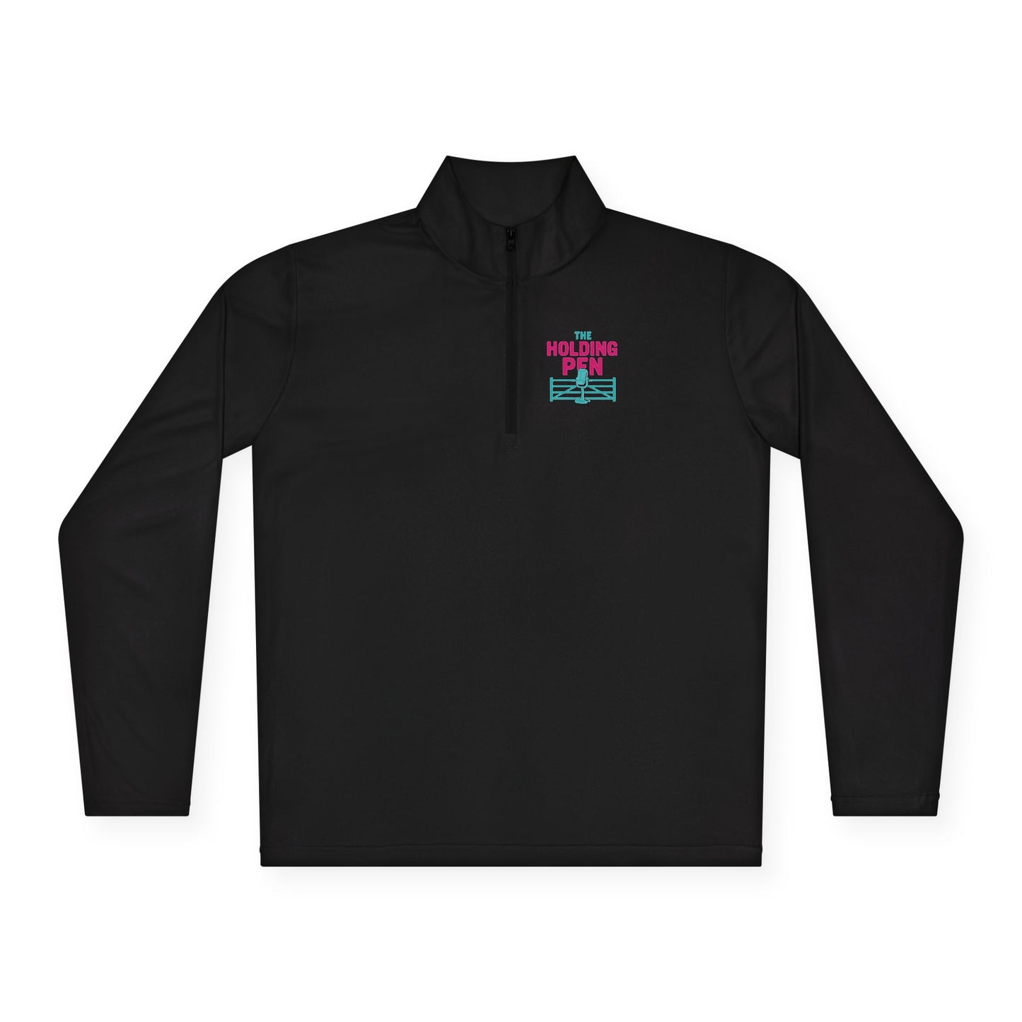 Warning The Holding Pen Quarter-Zip Pullover