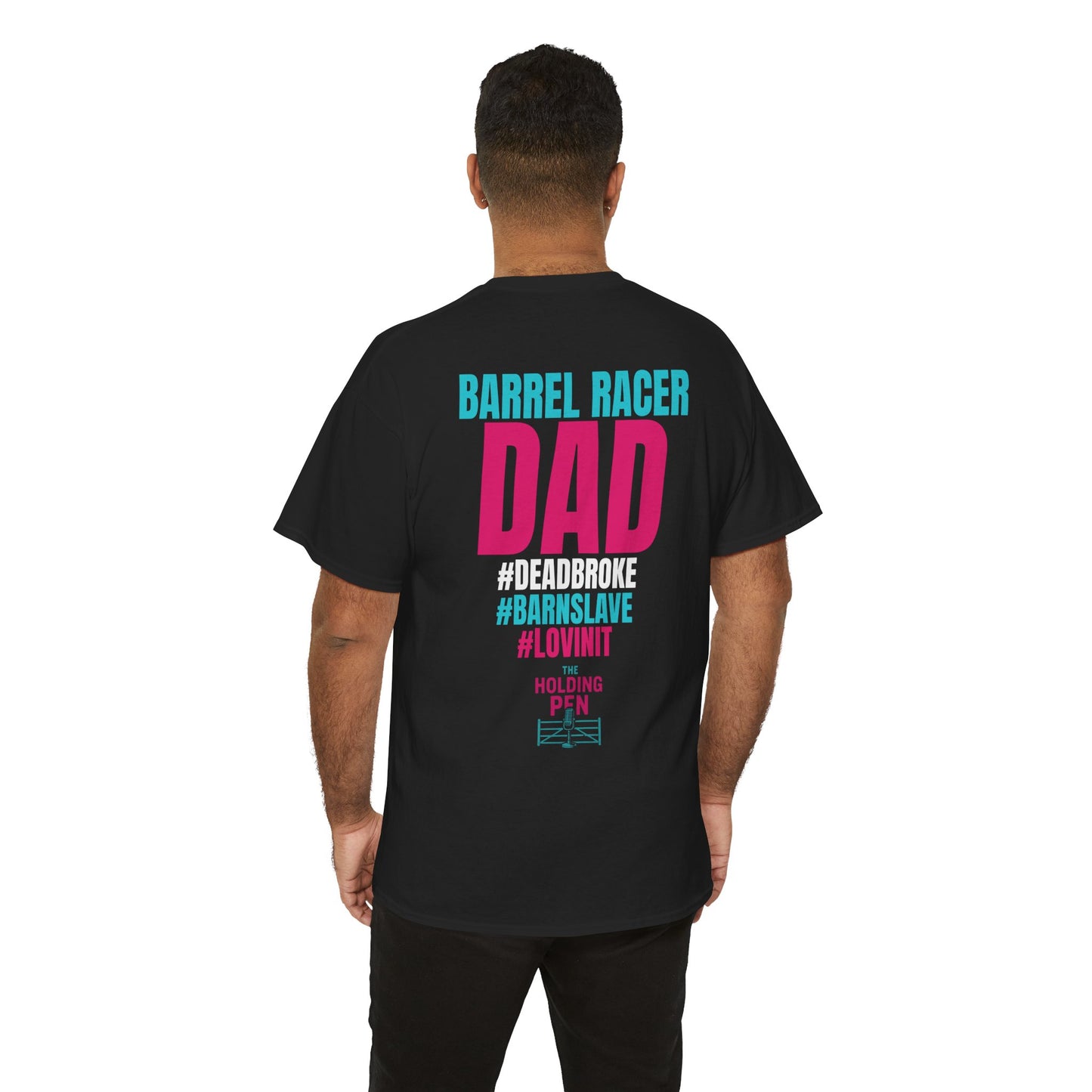 Barrel Racer Dad Unisex Heavy Cotton Tee