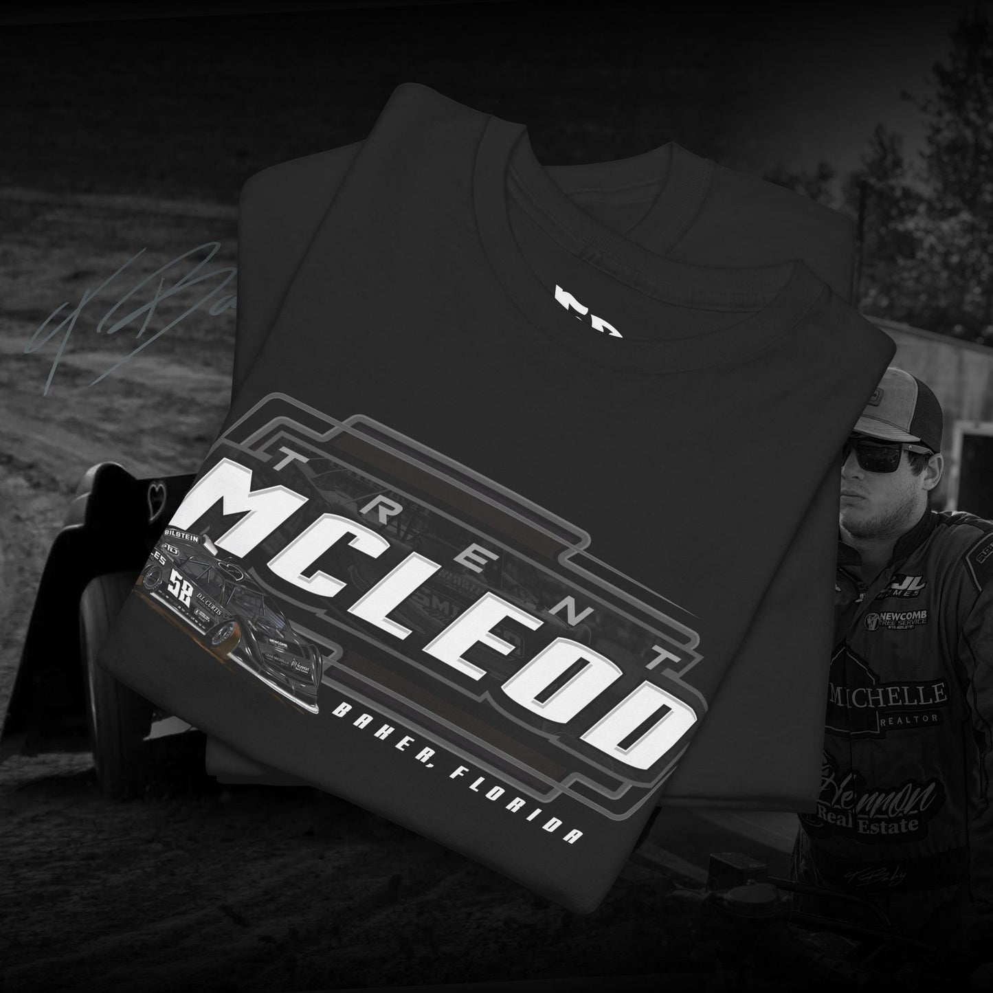 T-Baby  B&W Dirt Late model