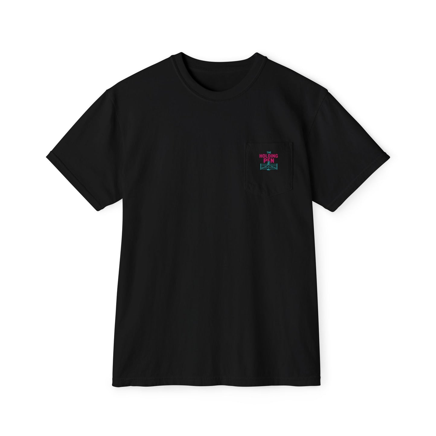 The Holding Pen Warning Pocket Comfort Color Tshirt