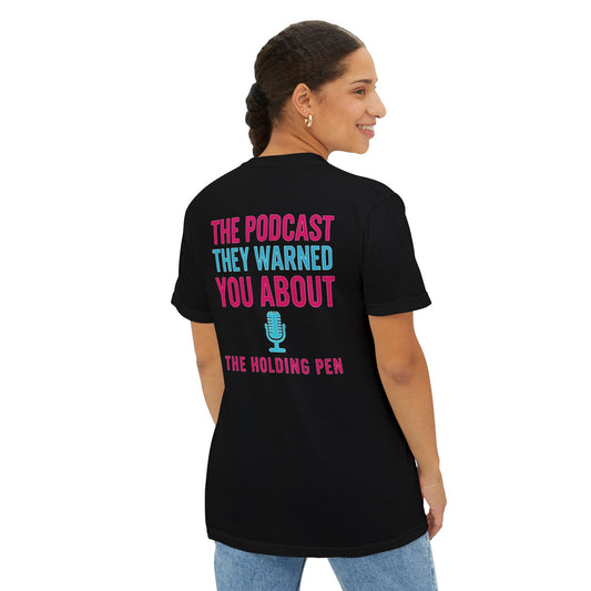 The Holding Pen Warning Pocket Comfort Color Tshirt